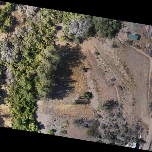 Ortomosaico de un terreno visto desde el aire